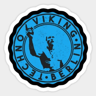 Techno viking Sticker